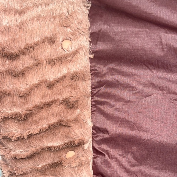 Patagonia long sleeve button & zip long  flared sleeve jacket soft & fuzzy L tan - Picture 9 of 13